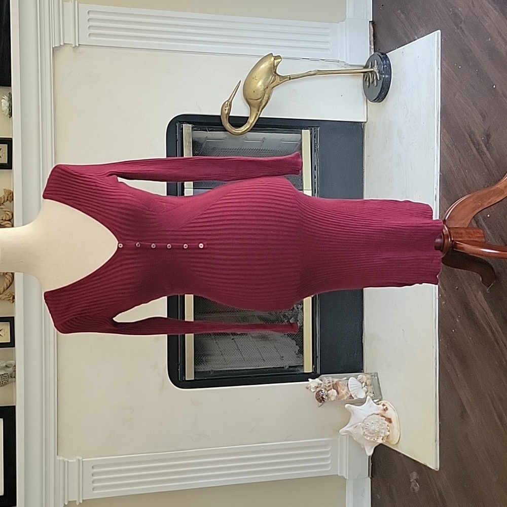 Form Fitting Guess Sweater Dress